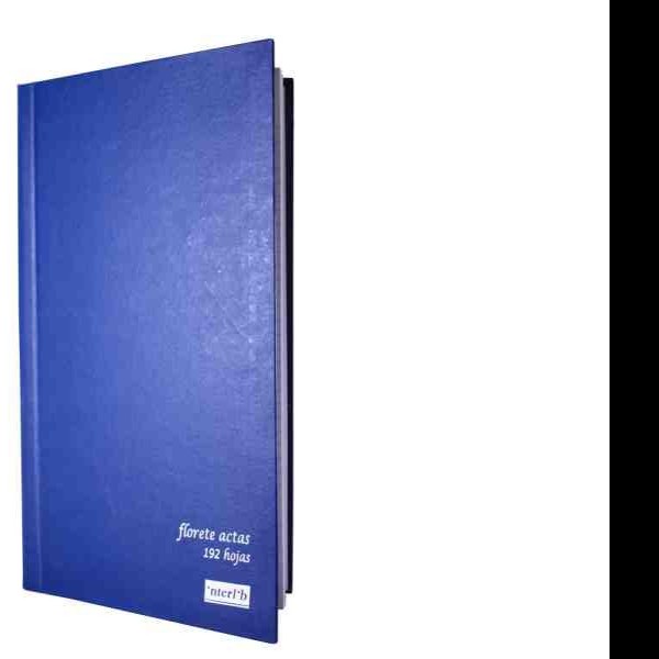 LIBRO FLORETE ACTAS AZUL INTERLIB FF.192H.E.5 C.25